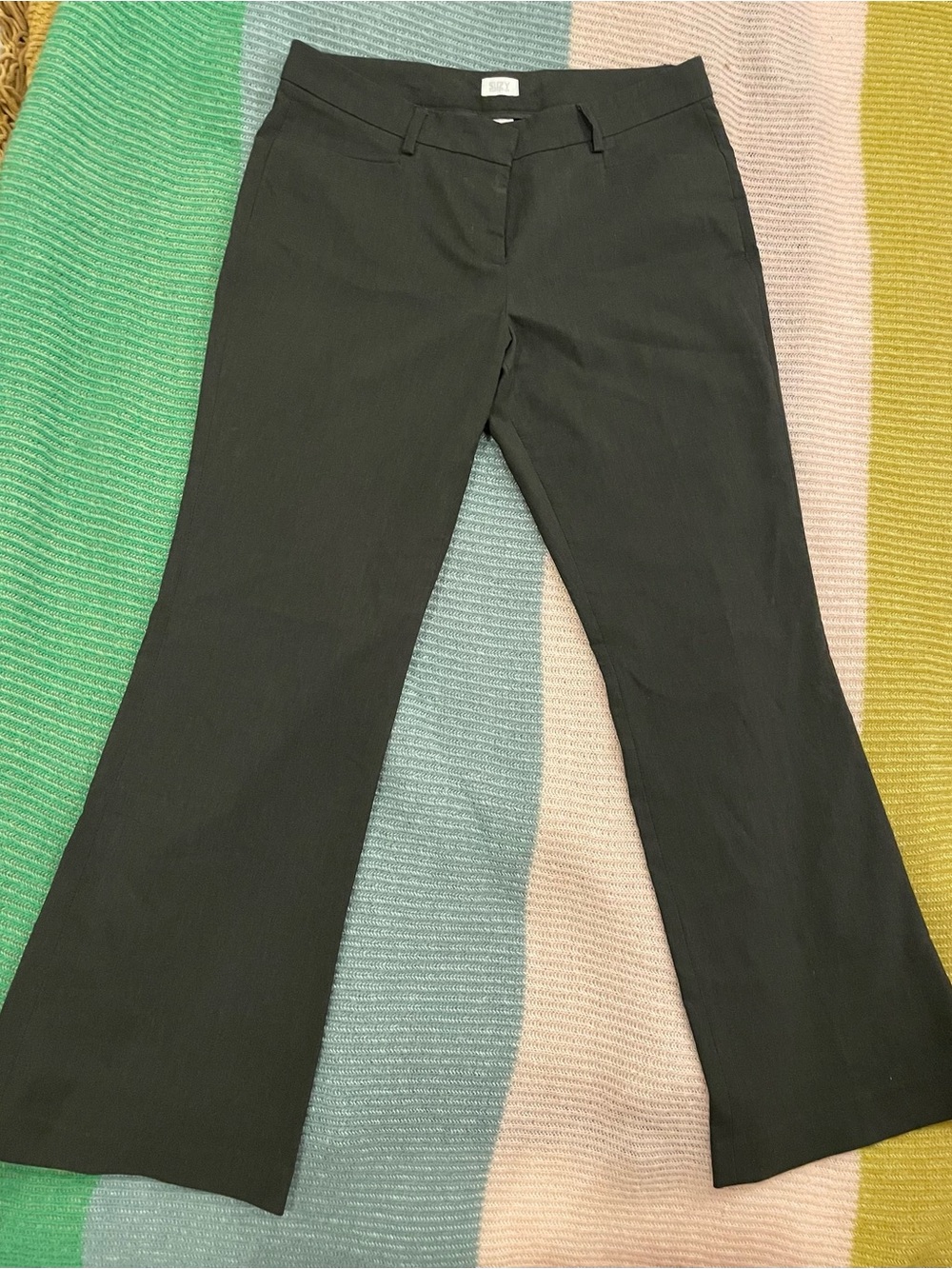 Suzy Shier Dark Gray Women's Dress Trousers